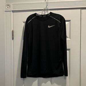 Nike Black Long Sleeve Performance Top Medium